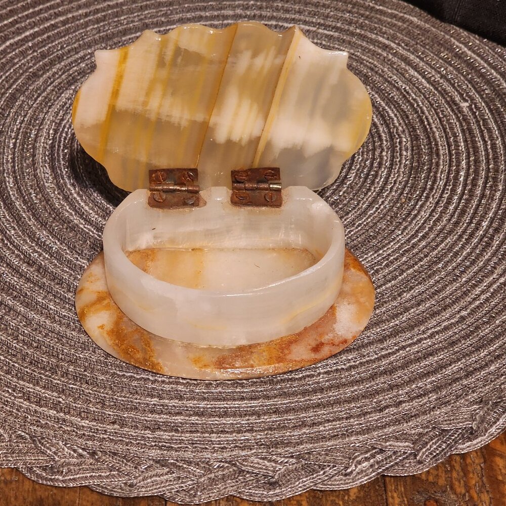 Marble Jewelry Box - Onyx